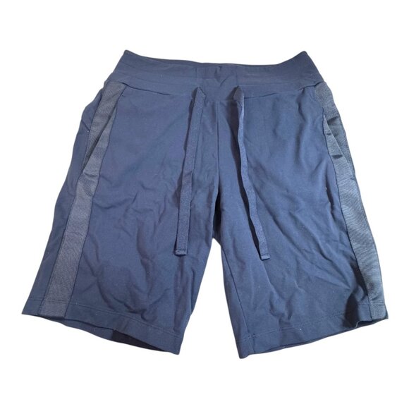 Athleta Metro Downtown Womens Navy Blue Drawstring Activewear Shorts Athletic XS - Picture 1 of 4